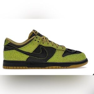 Nike Youth Black and Green Halloween Dunks